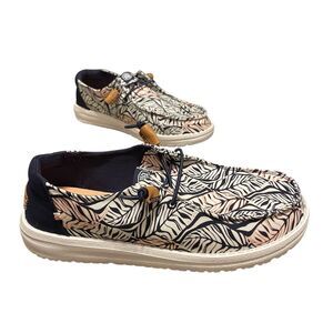 Hey Dude Comfort Shoes Sneakers Womens 9 EU 40 Tropical Casual  Coastal Wendy